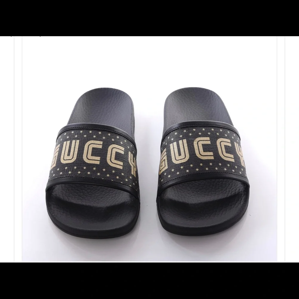 Authentic Gucci Men slides size 6/women size 8